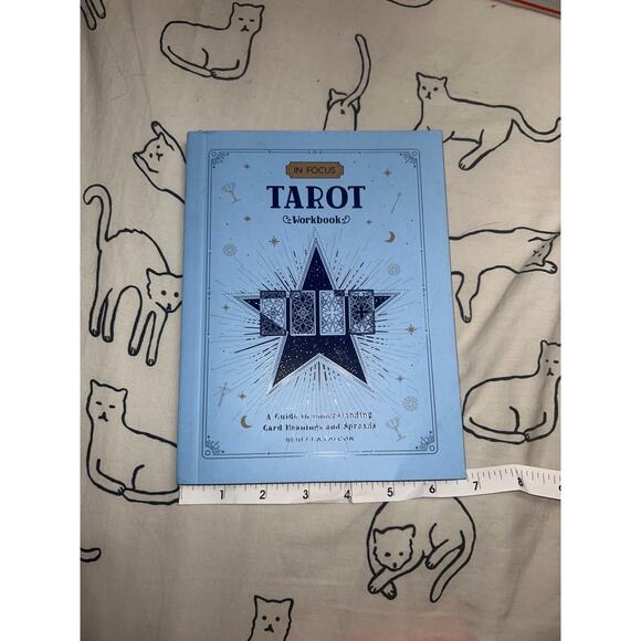 Tarot Workbook 
A Guide to Understand Card Meanings & Spreads
By Rebecca Falcon - Picture 1 of 15